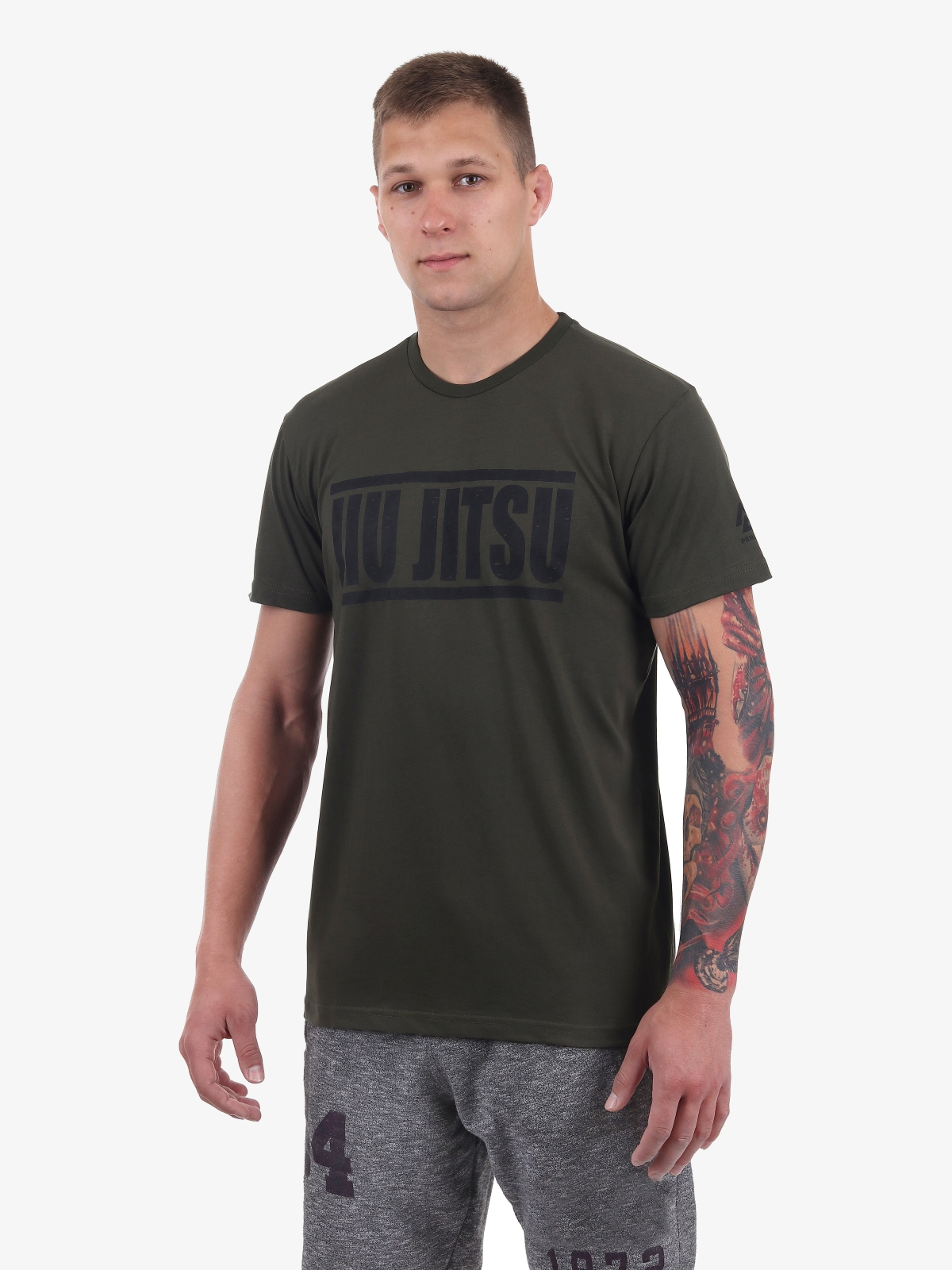Peresvit Jiu-Jitsu T-Shirt Military Green, Photo № 2